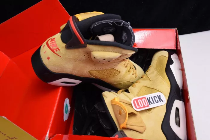 Cheap TB AIR JORDAN 6 YELLOW X TRAVIS SCOTT CN1084-300 0119