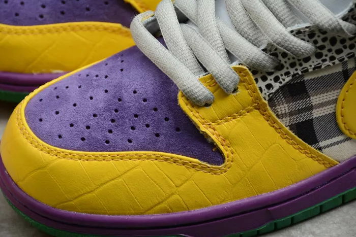 Cheap TB Nike SB Dunk Low Pro IW Purple Yellow-Violet-Pink 318403-137 0112