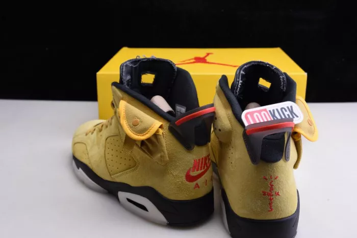 Cheap TB AIR JORDAN 6 YELLOW X TRAVIS SCOTT CN1084-300 0119