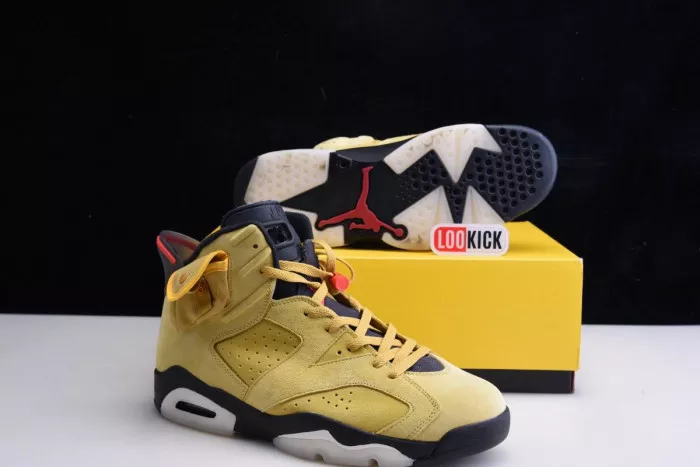 Cheap TB AIR JORDAN 6 YELLOW X TRAVIS SCOTT CN1084-300 0119