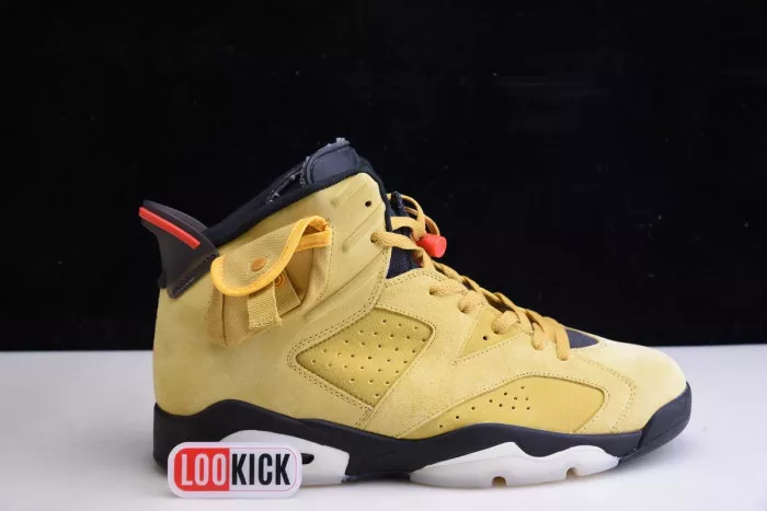 Cheap TB AIR JORDAN 6 YELLOW X TRAVIS SCOTT CN1084-300 0119