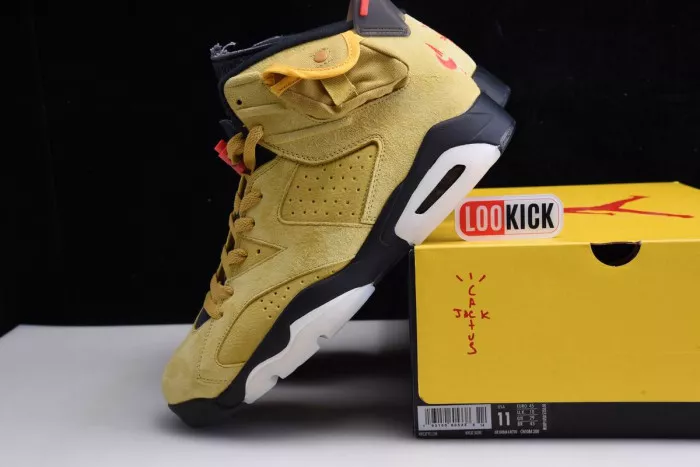 Cheap TB AIR JORDAN 6 YELLOW X TRAVIS SCOTT CN1084-300 0119