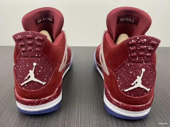 Cheap TB PE Retro Oklahoma Jordan 4 Sooners AJ4-904282 0208