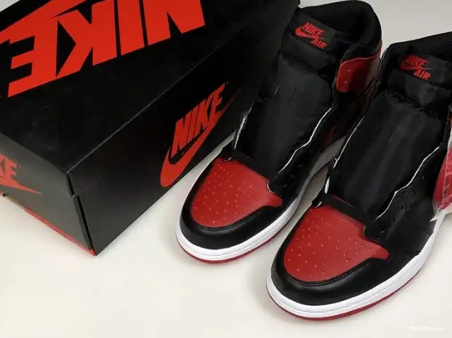 Rep TB Jordan High Banned OG 1 555088-001 Retro Air 0221