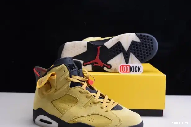 Cheap TB YELLOW TRAVIS 6 X CN1084-300 SCOTT AIR JORDAN 0217