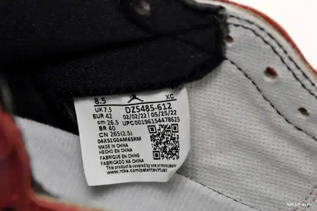 Rep TB OG Jordan 1 High Retro Chicago DZ5485-612 and Found Lost 0209