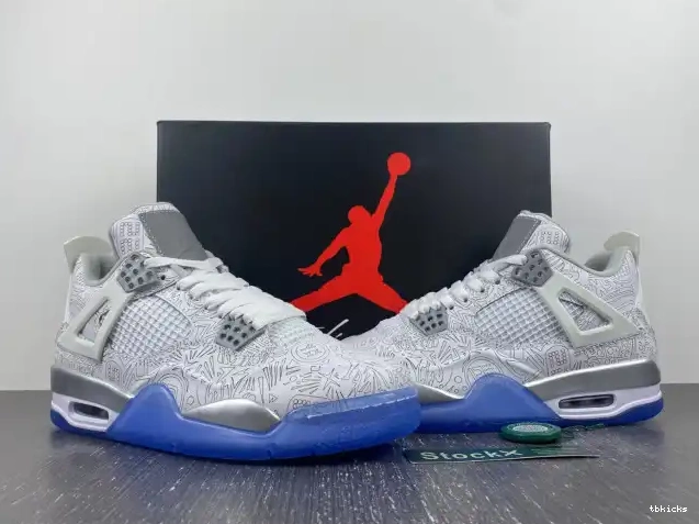 Reps TB Retro Laser 705333-105 Anniversary 30th Jordan 4 0222