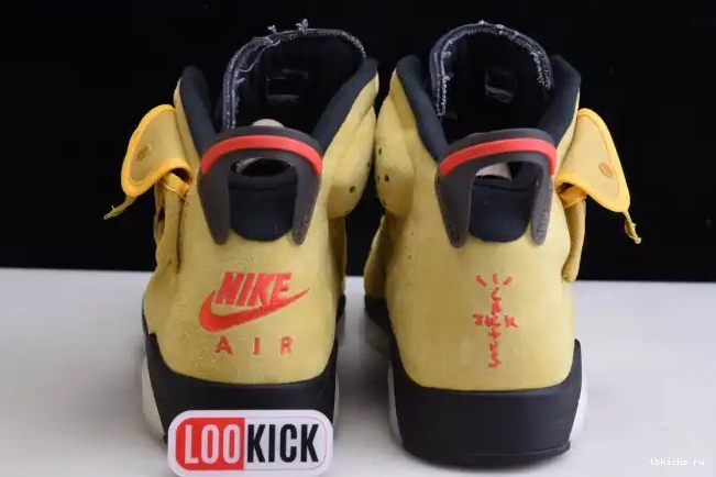 Cheap TB YELLOW TRAVIS 6 X CN1084-300 SCOTT AIR JORDAN 0217