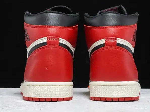 Reps TB Jordan 1 Retro Toe OG High 555088-610 Air Bred 0221