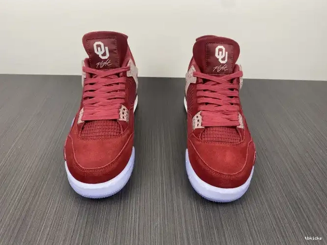 Cheap TB PE Retro Oklahoma Jordan 4 Sooners AJ4-904282 0208