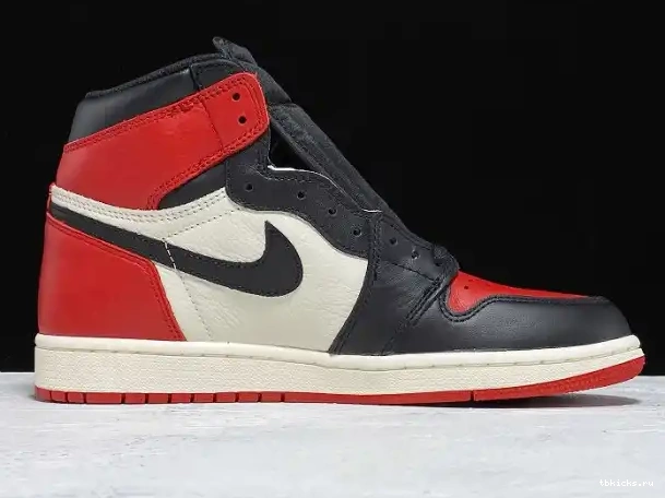 Reps TB Jordan 1 Retro Toe OG High 555088-610 Air Bred 0221