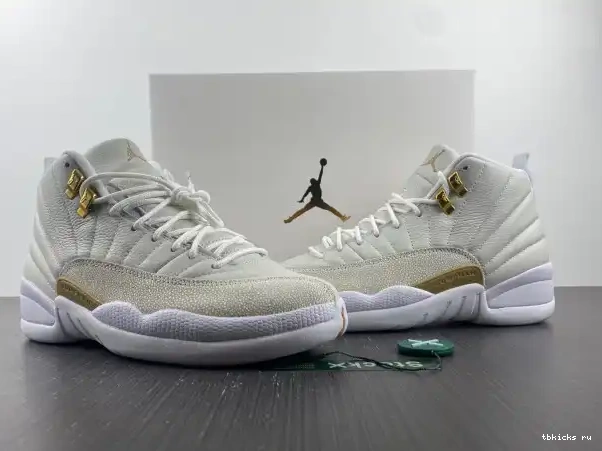 Rep TB White Retro 873864-102 Jordan 12 OVO 0215