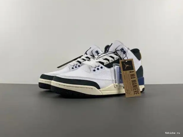 Rep TB Blue A Maniere HV8571-100 Ma Jordan x Air 3 Diffused SP OG 0219