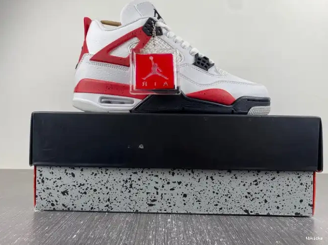 Cheap TB Red DH6927-161 Cement Jordan 4 Air 0208