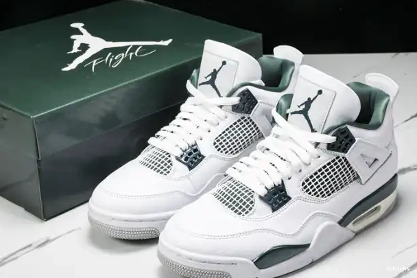 Rep TB FQ8138-103 Green Air Jordan 4 Oxidized 0220