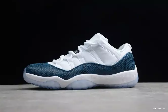 Reps TB Air Navy Low Snakeskin Jordan 11 Blue CD6846-102 0207