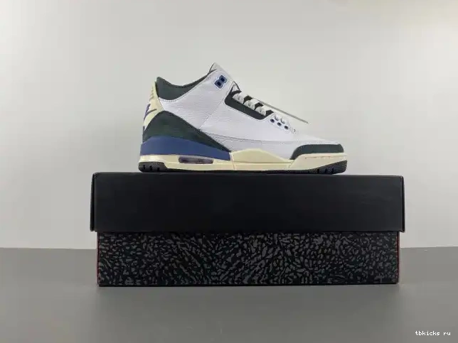 Rep TB Blue A Maniere HV8571-100 Ma Jordan x Air 3 Diffused SP OG 0219