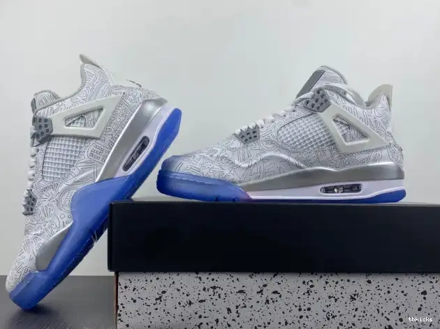 Reps TB Retro Laser 705333-105 Anniversary 30th Jordan 4 0222