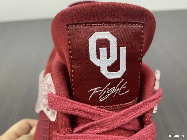 Rep TB Retro PE 4 Sooners AJ4-904282 Jordan Oklahoma 0216