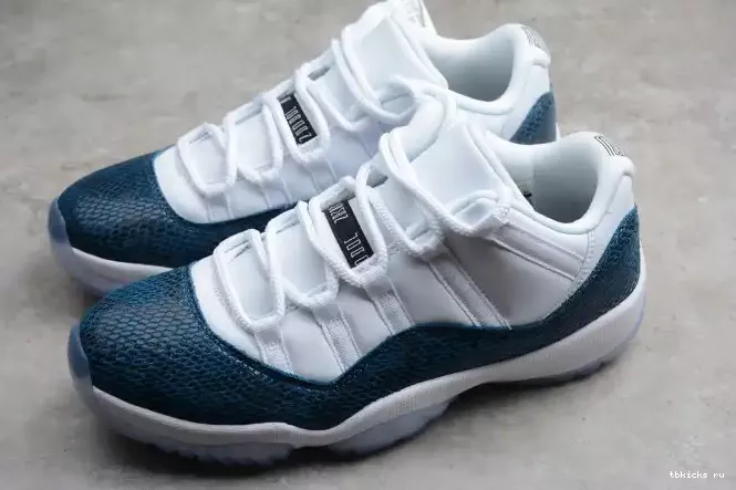 Reps TB Air Navy Low Snakeskin Jordan 11 Blue CD6846-102 0207