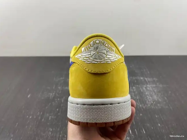 Reps TB Jordan Air 1 DZ4137-700 Canary Low OG x Travis Scott 0223