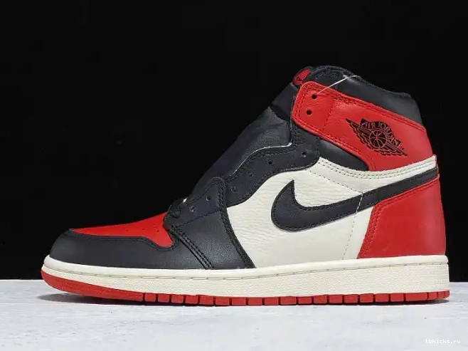 Reps TB Jordan 1 Retro Toe OG High 555088-610 Air Bred 0221