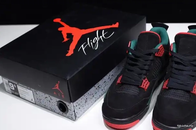 Cheap TB Air GUCC Black Jordan AQ3816-063 Red 4 Gorge Green-Varsity NRG 0223