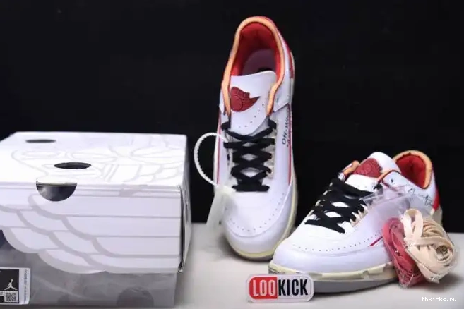 Rep TB Retro DJ4375-106 White Jordan Off-White SP 2 Low Red 0221