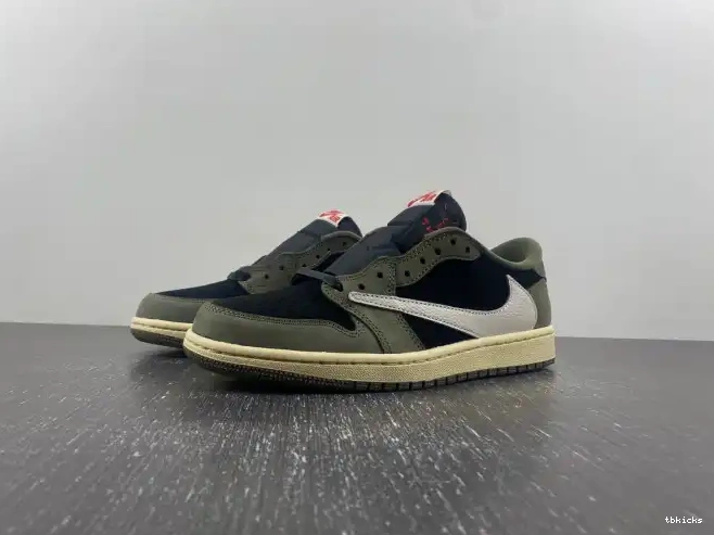 Reps TB 1 AIR OLIVE' JORDAN SP X TRAVIS SCOTT 'BLACK LOW DM7866-002 OG 0216