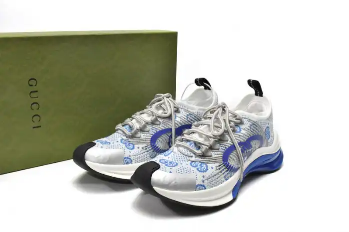 Rep TB Gucc Run Sneakers White Blue 0201