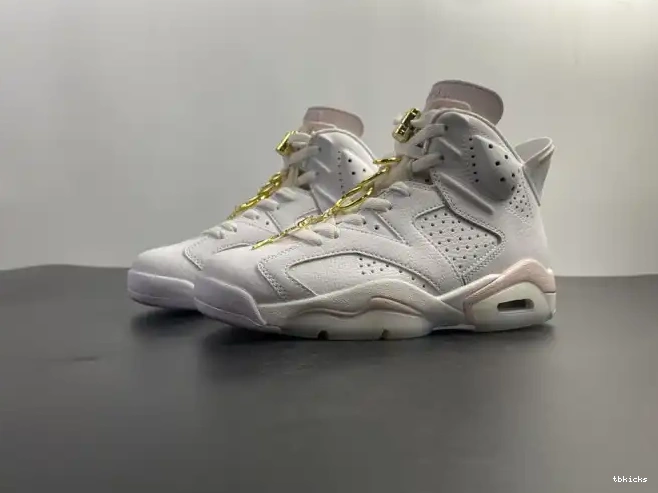 Reps TB Jordan 6 DH9696-100 Gold (W) Air Retro Hoops 0208