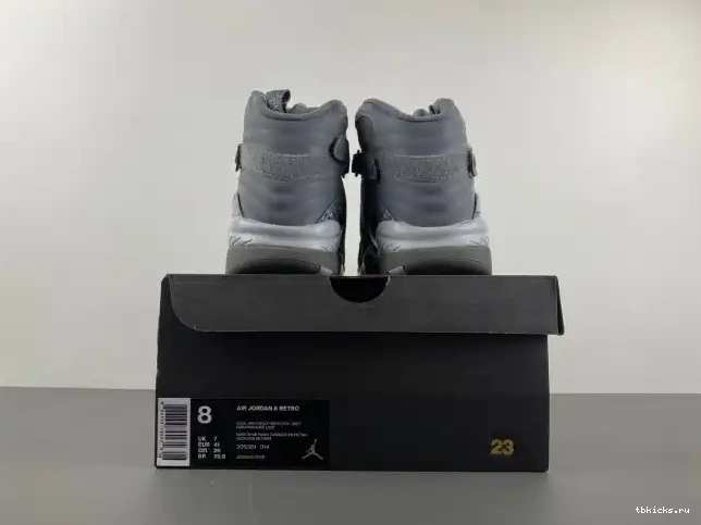 Reps TB Jordan Grey 305381-014 Retro Cool 8 0223