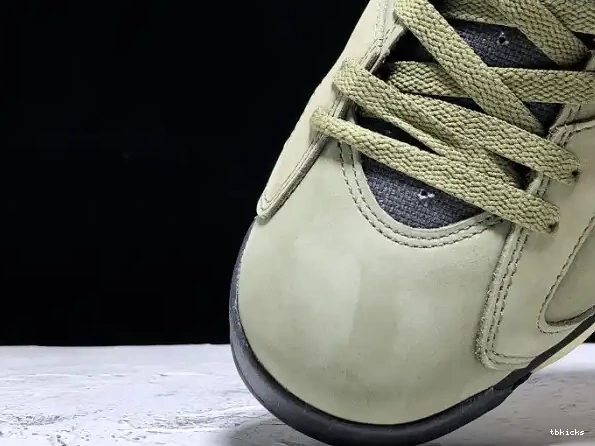 Reps TB 6 Olive Air Travis CN1084-200 Medium Jordan Scott x 0222