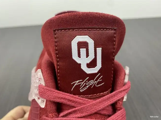 Cheap TB PE Retro Oklahoma Jordan 4 Sooners AJ4-904282 0208