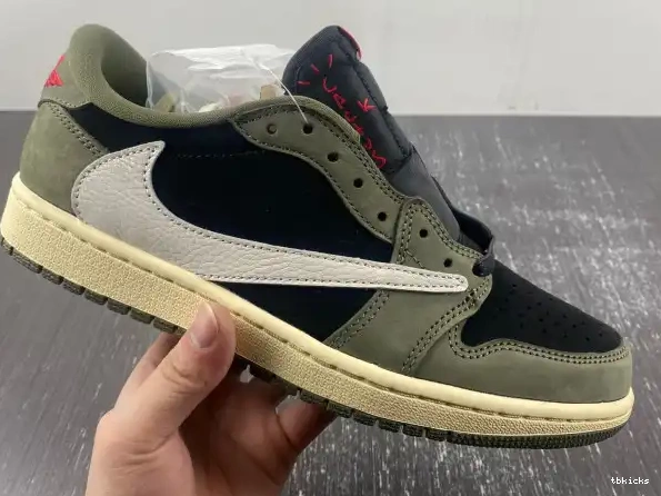 Reps TB 1 AIR OLIVE' JORDAN SP X TRAVIS SCOTT 'BLACK LOW DM7866-002 OG 0216