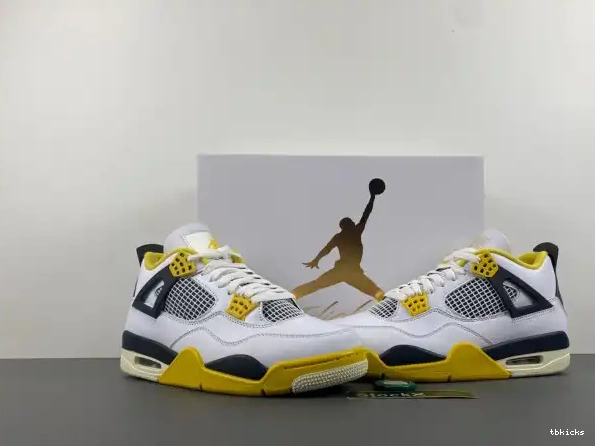 Rep TB AQ9129-101 Jordan 4 WNNS Air Sulfur Vivid 0222