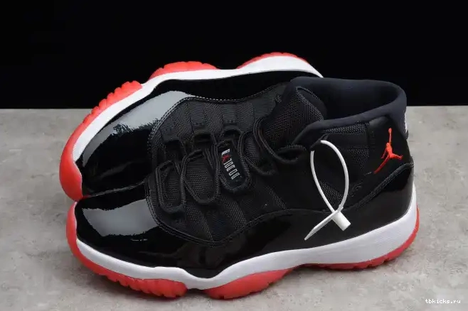 Cheap TB 11 Air Jordan (2012) Bred Retro 378037-010 0213