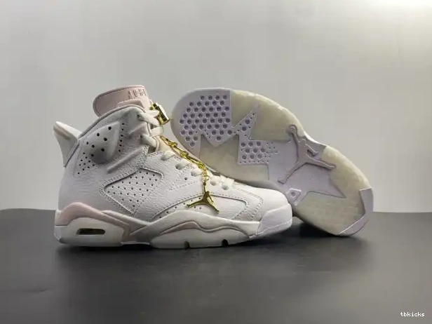 Reps TB Jordan 6 DH9696-100 Gold (W) Air Retro Hoops 0208